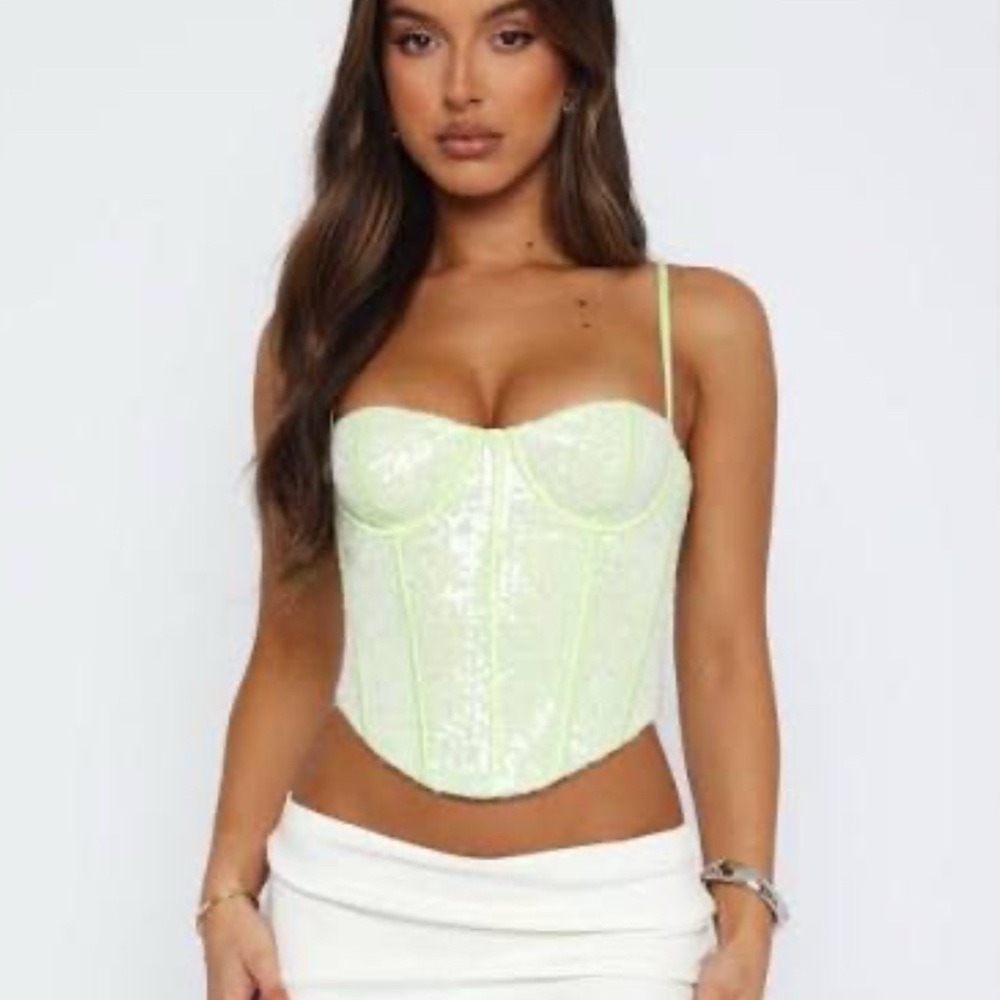WHITEFOX sky Above Bustier Citrus
